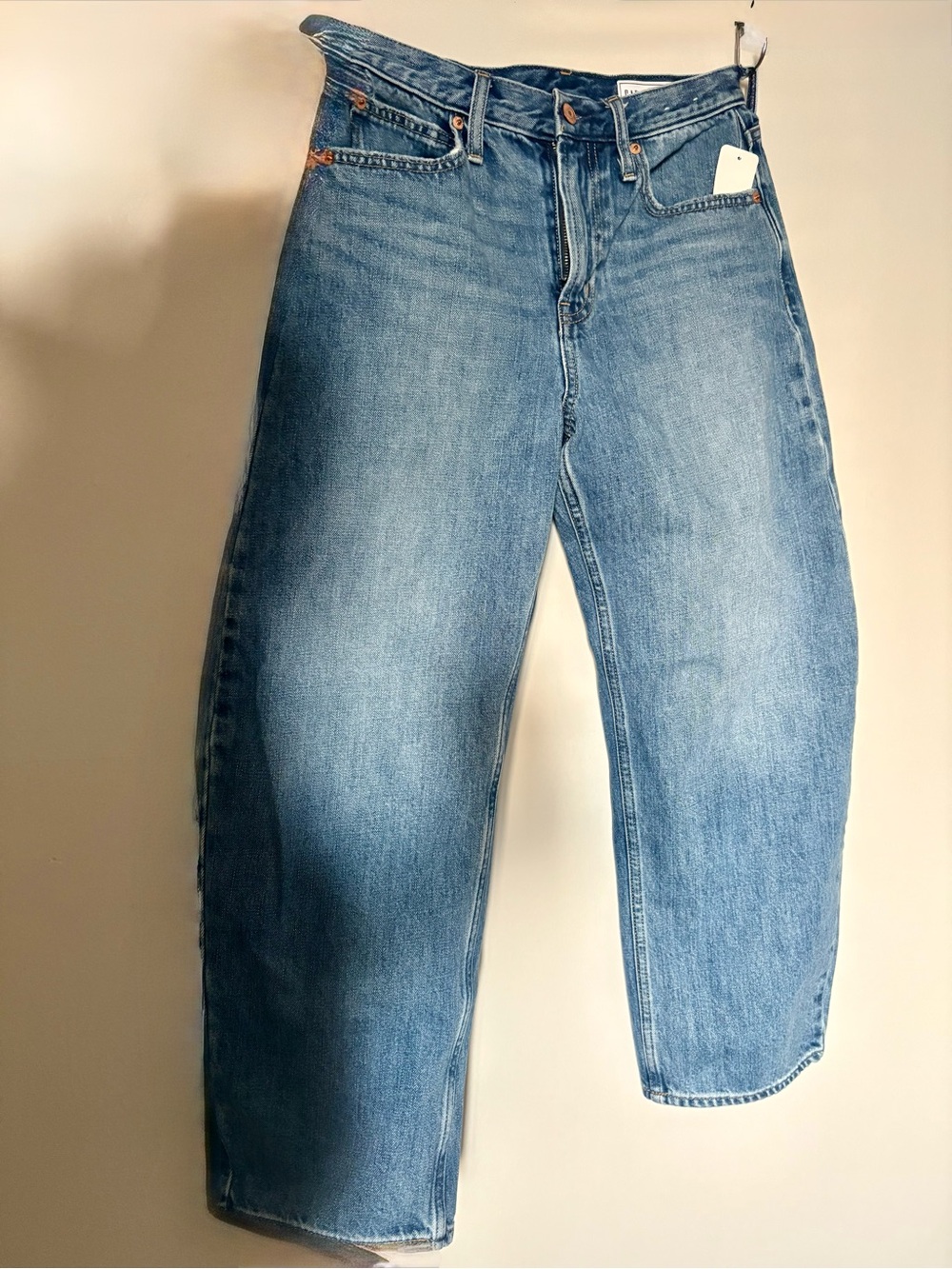 High Rise Barrel Jeans